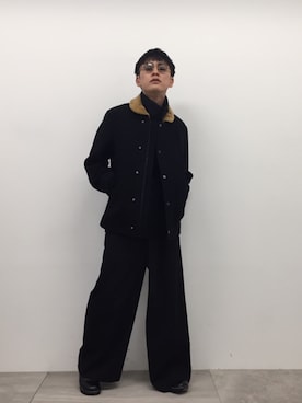 「FACTOTUM（ファクトタム）のアイテム（ブルゾン）」を使った、Amitani@tokyobaseさん（メンズ・172cm）の秋コーディネート