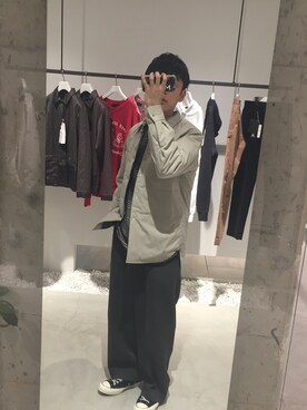 「soe（ソーイ）のアイテム（ジャケット/アウター）」を使った、Amitani@tokyobaseさん（メンズ・172cm）の秋コーディネート