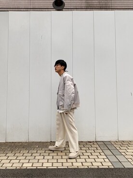 「ノーカラージャケット」｜Amitani@tokyobaseさん（メンズ・172cm）の春コーディネート