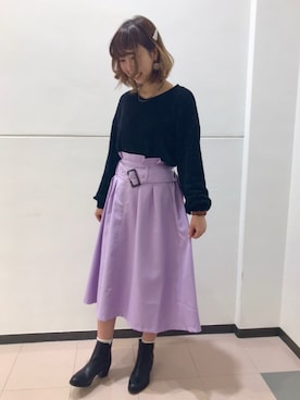ひかるさん（レディース・158cm）の冬コーディネート