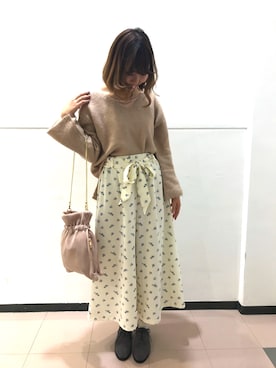 ひかるさん（レディース・158cm）の冬コーディネート