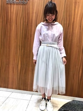 「ラベンダー」｜ひかるさん（レディース・158cm）の春コーディネート