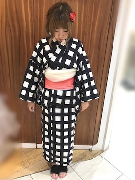 「レベッカブティック」｜ひかるさん（レディース・158cm）の夏コーディネート