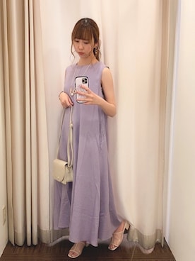 「オリエンタルトラフィック」｜「アイテム（アクセサリー）」を使った、ひかるさん（レディース・159cm）の春コーディネート