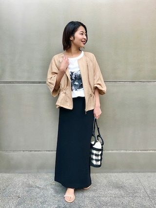 Noble（ノーブル）の「麻チンツワッシャードロストブルゾン