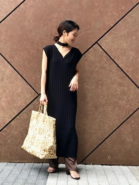 「Noble（ノーブル）のアイテム（サンダル）」を使った、yukiさん（レディース・158cm）の夏コーディネート