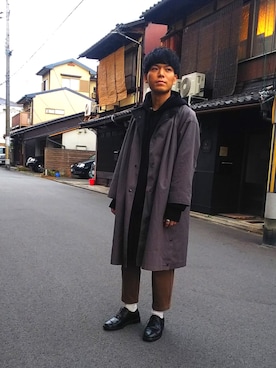 「RAGEBLUE（レイジブルー）のアイテム（シューズ）」を使った、わむう_wamuさん（メンズ・165cm）の冬コーディネート