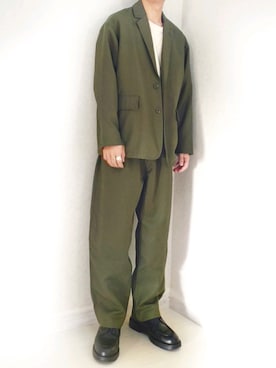 「アイテム（テーラードジャケット）」を使った、わむう_wamuさん（メンズ・164cm）の夏コーディネート