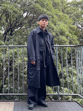 「UNIQLO U」｜わむう_wamuさん（メンズ・165cm）の冬コーディネート