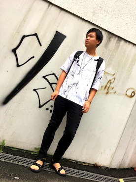 幹大さん（メンズ・184cm）の秋コーディネート