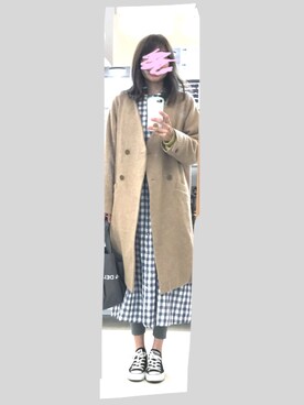 「CONVERSE（コンバース）のconverse（コンバース） ALL STAR OX（オールスターOX）（スニーカー）」を使った、Ikueさん（レディース・157cm）の春コーディネート