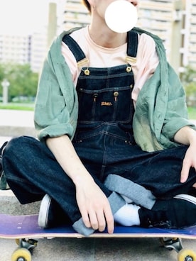 「アイテム（つなぎ/オールインワン、その他）」を使った、SoTaさん（メンズ・166cm）の秋コーディネート