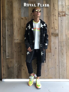 「AKM（エイケイエム）のアイテム（ジャケット/アウター）」を使った、そーふぃさん（メンズ・170cm）の秋コーディネート