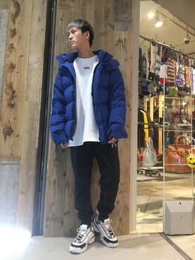 「roar（ロアー）のアイテム（パンツ）」を使った、そーふぃさん（メンズ・170cm）の秋コーディネート
