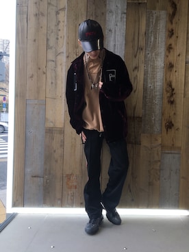 「roar（ロアー）のアイテム（ジャケット/アウター）」を使った、そーふぃさん（メンズ・170cm）の冬コーディネート