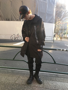 「roar（ロアー）のアイテム（ジャケット/アウター）」を使った、そーふぃさん（メンズ・170cm）の冬コーディネート