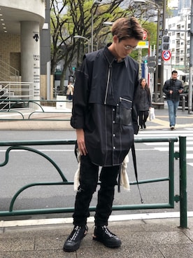 「Azuma.（アズマ）のアイテム（パンツ）」を使った、そーふぃさん（メンズ・170cm）の春コーディネート