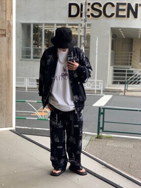 「Azuma.（アズマ）のアイテム（ブルゾン）」を使った、そーふぃさん（メンズ・170cm）の春コーディネート