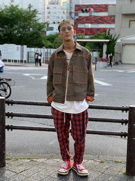 そーふぃさん(メンズ・170cm)の春コーディネート