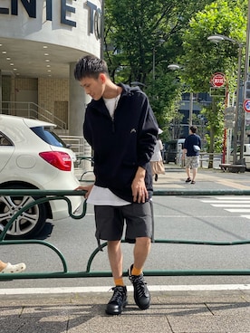 「A-COLD-WALL*（アコールドウォール）のアイテム（トップス）」を使った、そーふぃさん（メンズ・170cm）の夏コーディネート