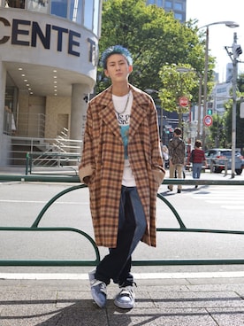 「FACCIES（ファチーズ）のアイテム（ジャケット/アウター）」を使った、そーふぃさん（メンズ・170cm）の秋コーディネート