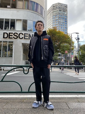 「A-COLD-WALL*（アコールドウォール）のアイテム（トップス）」を使った、そーふぃさん（メンズ・170cm）の秋コーディネート