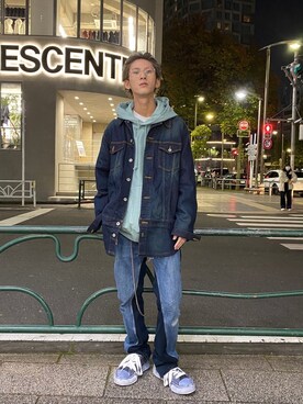 「BACKLASH（バックラッシュ）のアイテム（ブルゾン）」を使った、そーふぃさん（メンズ・170cm）の秋コーディネート