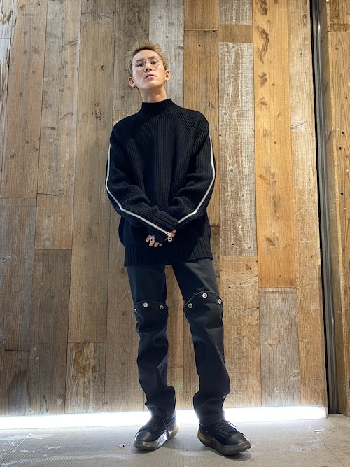 ゆジョンローレンスサリバン　黒 ジッパー付き ニットセーター 楽天市場】【中古】 ジョンローレンスサリバンJOHN LAWRENCE