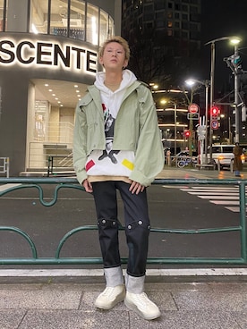 「A.A.Spectrum（エーエースペクトラム）のアイテム」を使った、そーふぃさん（メンズ・170cm）の冬コーディネート
