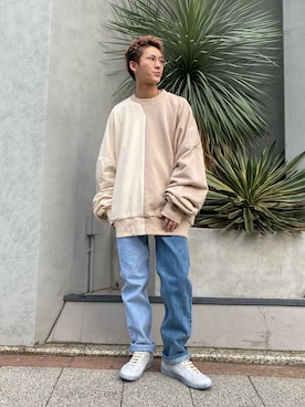 「A.A.Spectrum（エーエースペクトラム）のアイテム」を使った、そーふぃさん（メンズ・170cm）の春コーディネート