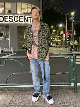 「BOW WOW（バウワウ）のアイテム（デニムパンツ）」を使った、そーふぃさん（メンズ・170cm）の春コーディネート