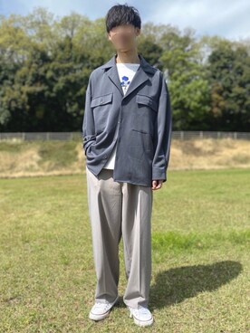 iciさん（メンズ・172cm）の春コーディネート