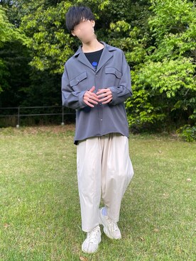 iciさん（メンズ・172cm）の春コーディネート