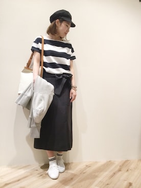 「Keds（ケッズ）のアイテム」を使った、sa-kiiさん（レディース・159cm）の春コーディネート