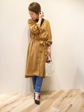 「DIANA（ダイアナ）のアイテム」を使った、sa-kiiさん（レディース・160cm）の春コーディネート