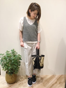 sa-kiiさん（レディース・159cm）の春コーディネート