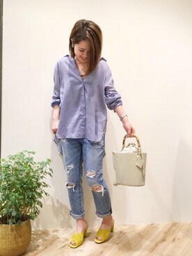 sa-kiiさん（レディース・159cm）の春コーディネート