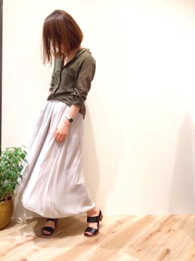 sa-kiiさん（レディース・159cm）の夏コーディネート