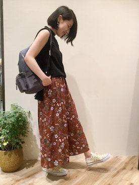 「story.（ストーリー）のアイテム」を使った、sa-kiiさん（レディース・159cm）の夏コーディネート