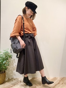 「story.（ストーリー）のアイテム」を使った、sa-kiiさん（レディース・159cm）の夏コーディネート