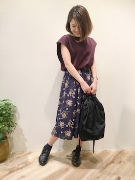 sa-kiiさん（レディース・159cm）の秋コーディネート