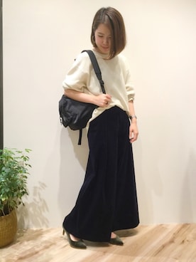 「orcival」｜「アイテム（パンプス）」を使った、sa-kiiさん（レディース・159cm）の秋コーディネート