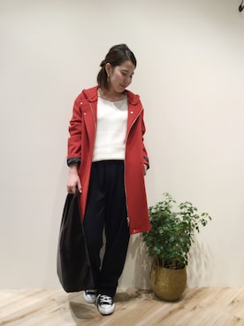 「arron（アローン）のアイテム」を使った、sa-kiiさん（レディース・159cm）の秋コーディネート