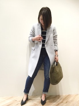 「Moname（モナーム）のアイテム」を使った、sa-kiiさん（レディース・159cm）の秋コーディネート