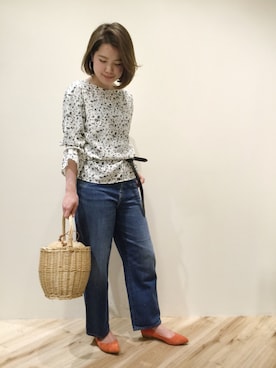 「Moname（モナーム）のアイテム」を使った、sa-kiiさん（レディース・159cm）の冬コーディネート