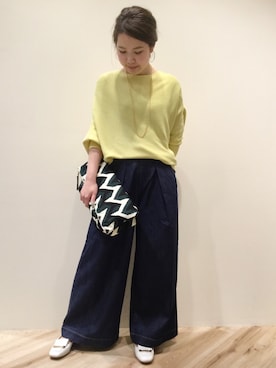 「story.（ストーリー）のアイテム」を使った、sa-kiiさん（レディース・159cm）の冬コーディネート