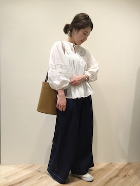 「NE QUITTEZ PAS!（ヌキテパ）のアイテム」を使った、sa-kiiさん（レディース・159cm）の冬コーディネート