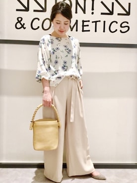 「mio notis（ミオノティス）のアイテム」を使った、sa-kiiさん（レディース・159cm）の春コーディネート