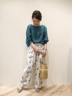 「mio notis（ミオノティス）のアイテム」を使った、sa-kiiさん（レディース・159cm）の春コーディネート