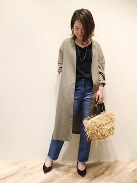 sa-kiiさん（レディース・159cm）の春コーディネート